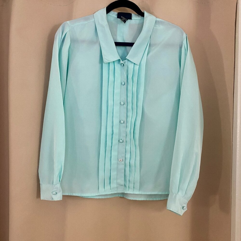 Mint to Be Yours: Vintage Blouse